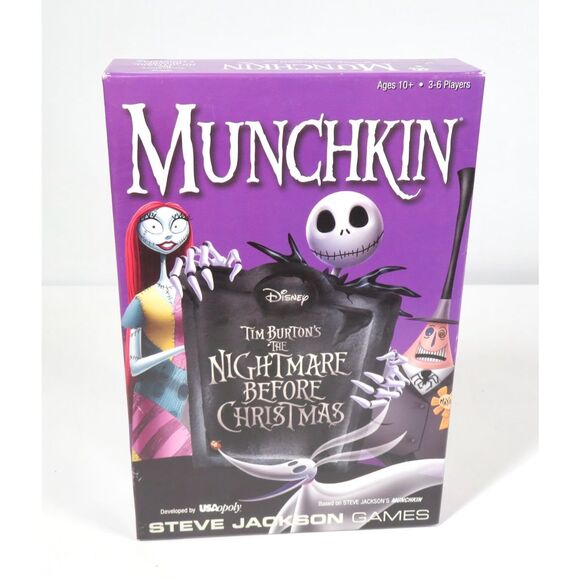 The Nightmare Before Christmas Card Game Munchkin - Picture 1 of 4